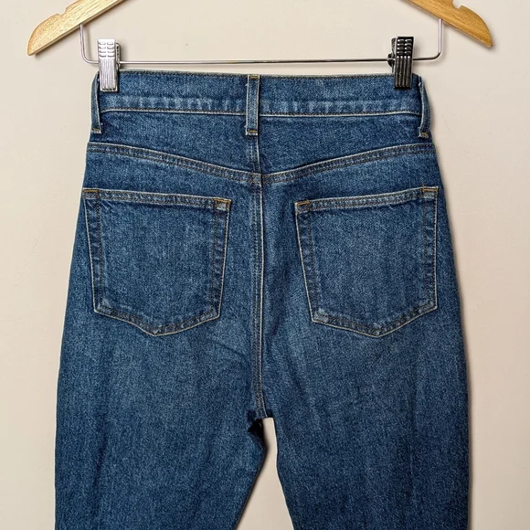 REFORMATION Cindy Bootleg / Peyton Flare Wide Leg Jeans La Jolla Blue 24 - Picture 9 of 11